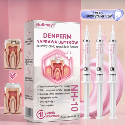 Rolimey® DenPerm – Naturalny żel wypełniający szkliwo do leczenia ubytków próchnicowych🐸